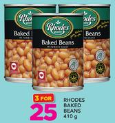 Rhodes Baked Beans-3x410g