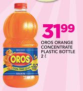 Oros Orange Concentrate Plastic Bottle-2Ltr