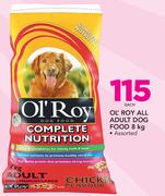 Ol'Roy All Adult Dog Food Assorted-8Kg