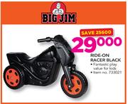 Bigjim Ride-On Racer Black