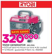 Ryobi 950W Generator RG-950