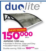 Duolite Awning 1500mm