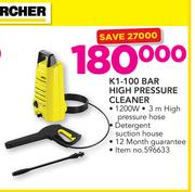Karcher 1200W K1-100 Bar High Pressure Cleaner