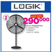 Logik 75cm Pedestal Fan