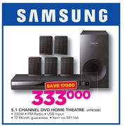 Samsung 5.1 Channel DVD Home Theatre HTE330