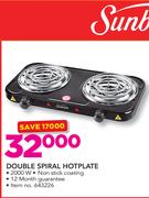 Sunbeam 2000W Double Spiral Hotplate