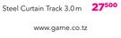 Decorland Steel Curtain Track(Double)-3.0m