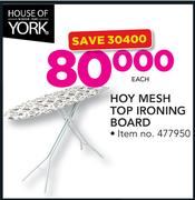 House Of York Mesh Top Ironing Board