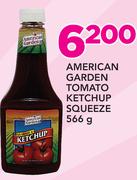 American Garden Tomato Ketchup Squeeze-566g