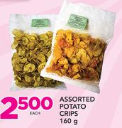 Assorted Potato Crisps-160g Each