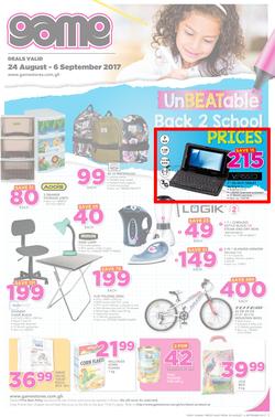 Game Ghana : Unbeatable Back 2 School Prices (24 Aug - 6 Sep 2017), page 1