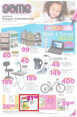 Game Ghana : Unbeatable Back 2 School Prices (24 Aug - 6 Sep 2017), page 1