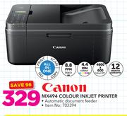 Canon MX494 Colour Inkjet Printer