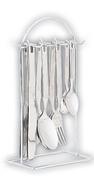 16 Piece Stainless Steel Hanging Cutlery Set-Per Set