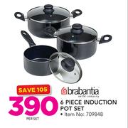 Brabantia 6 Piece Induction Pot Set-Per Set