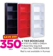 4 Tier Bookcase-Each