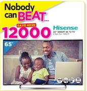 Hisense 65" Smart 4K T2 TV
