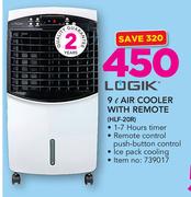 Logik 9Ltr Air Cooler With Remote HLF-20R