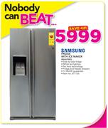 Samsung Side By Side Fridge With Ice Maker RSAIUTMG