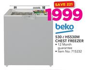 Beko 630Ltr HS530M Chest Freezer