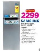 Samsung 310Ltr Duracool Smart Silver Fridge
