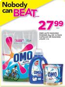 Omo Auto Washing Powder-2Kg Or 14 Pack Capsules Or Washing Liquid 1.5Ltr-Each