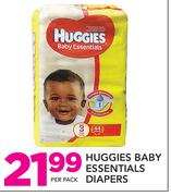 Huggies Baby Essentials Diapers-Per Pack