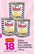 Ideal Original Full Cream Evaporated-6 x 160g