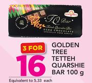 Golden Tree Tetteh Quarshie Bar-3 x 100g