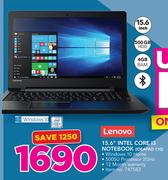 Lenovo 15.6" Intel Core I3 Notebook IDEAPAD 110