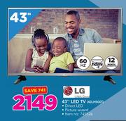 LG 43" LED TV 43LH500T