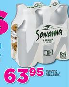 Savanna Light NRB 6 Pack-330ml