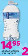 Aquelle Natural Still Water-5Ltr