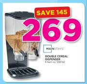 Mainstays Double Cereal Dispenser