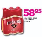 Hunters Gold NRB 6 Pack-330ml