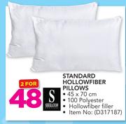 Standard Hollowfiber Pillows-For 2