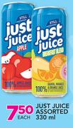 Just Juice Assorted -330ml Each