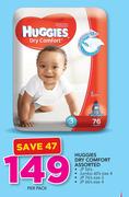 Huggies Dry Comfort Assorted-Per Pack