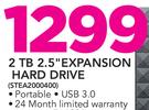 Seagate 2TB 2.5" Expansion Hard Drive STEA2000400