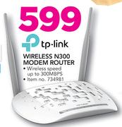 TP-Link Wireess N300 Modem Router