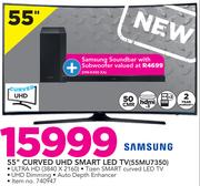 Samsung 55" Curved UHD Smart LED TV 55MU7350