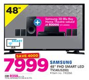 Samsung 48" FHD Smart LED TV 48J5200