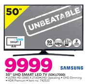 Samsung 50" UHD Smart LEDTV 50KU7000
