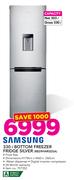 Samsung 330Ltr Bottom Freezer Fridge Silver RB29HwR3DSA
