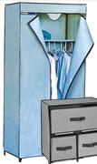 Mainstays 1 Shelf Hanging Wardrobe-Each