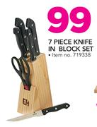 7 Piece Knife In Block Set