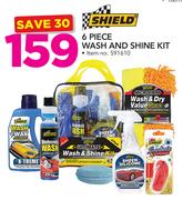 Shield 6 Piece Wash And Shine Kit