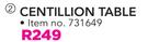 Cenplast Centillion Table