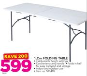 1.2m Folding Table