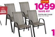 Out & About Textaline Chair-For 4